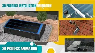 Best and Detailed! 3D Product Installation Animation/ 3D Process Define Animation