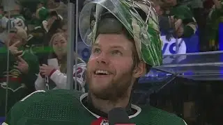 Wild goalie Filip Gustavsson after win over Kings