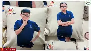 GỐI 45X45CM IN HÌNH HỌC SINH BACH DUONG SCHOOL - FUNGIFT.VN