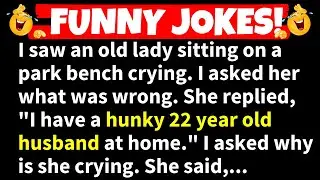 🤣FUNNY JOKES! - I asked an old lady why she was crying - I wasn't prepared for her response...