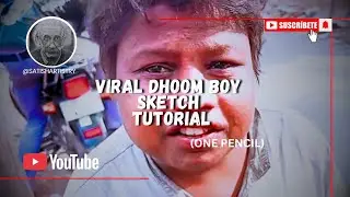 Viral Dhoom boy sketch tutorial | #art #dhoomboy #dhoom #viralboy #viral #sketch #tutorial #drawing 