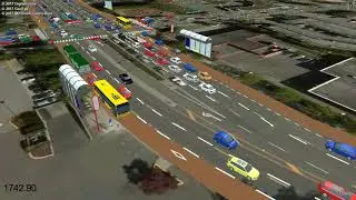 Transit Priority Measure in VISSIM: Transit Priority Signal, Queue Jumps & Dedicated Bus Lanes