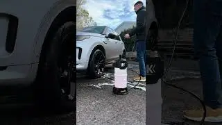 The power of a pre wash using Cartec Exterior Clean XL  #asmr #landrover
