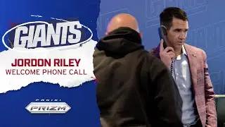 Joe Schoen & Brian Daboll Welcome DL Jordon Riley to the Giants | New York Giants