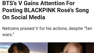 Kim taehyung and Rose fake dating controversy || true opinion by Hayat Khan ||