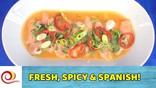 SALMON STRIPS WITH A SPANISH TWIST