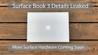 Surface Book 3 and Surface Go 2 Specs Revealed