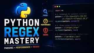 Python Regex Mastery ⚡ Parsing, Performance & ReDoS Explained