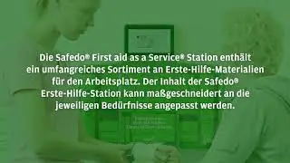 Die Safedo First aid as a Service&reg; Station (Erste-Hilfe) (De)