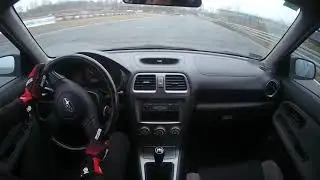 Tor Toruń - Subaru Impreza 2.0 160HP 2007 - Onboard 3 - Jazda po torze 20.01.2023