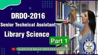 Librarian Senior Technical Assistant Question Paper DRDO (Part -1)