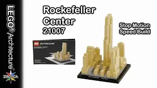 LEGO Rockefeller Center | LEGO 21007 | LEGO Architecture - Stop Motion Speed Build Video & Review