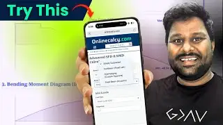 How to Make Shear Force Diagram (SFD) & Bending Moment Diagram (BMD) Online | Free Engineering Tool