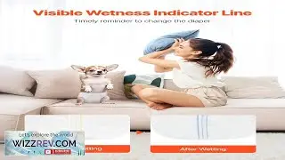 VEVOR Disposable Dog Diapers Super Absorbent Female Dog Diapers 360 Leak Proof Female
