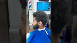 HOW TO CUT TAPER WITH AFRO 💥 @tybarbersign