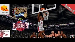 Rockets vs 76ers-5-0 record-NBA Live 98-PS1-Duckstation/RetroArch