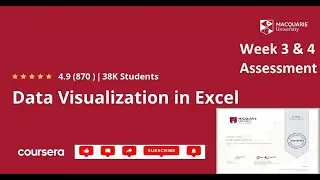 Data Visualization in Excel | Week 3 & 4 Assessment | Data Analytics in Excel | Free Certification