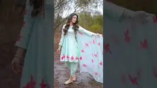 TRENDING FROCK KURTI WITH SALWAR | STYLISH DHOTI SALWAR SUIT SET |#shorts #salwarsuit #girlfashion