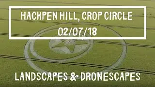 HACKPEN HILL CROP CIRCLE, WILTSHIRE [4K] JULY 2018