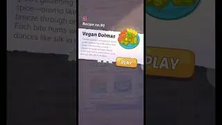 Vegan Dolmas | Cooking Dom #cookingdom #fypage #games #gameplay #cooking #cookinggame