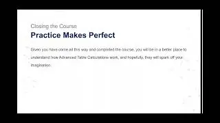 6.2. Practice Makers Perfect