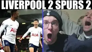 LIVERPOOL 2 TOTTENHAM 2!!! - WANYAMA SCREAMER!!! ABSOLUTE SCENES - LIVE MATCH REACTION