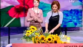 Tutorial - Realizzazione di una composizione floreale con i Girasoli