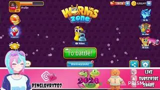 Worms zone live streaming hack , unlimited coin and no ads 🛑🛑 #wormszone #pingloveryt