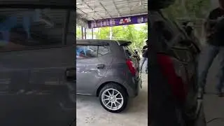 Daihatsu Ayla Pake Velg HSR Ring 16 Pake Ban Accelera Ukuran 195/50 R16