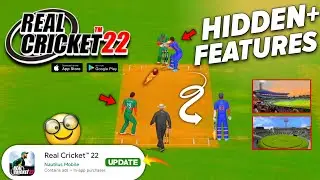 Real Cricket 22 Secret, Hidden Features: T20, ODI, Test | Unlocked RCPL, Premium Shot | RC22