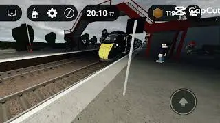 A Class 800 and Class 802 crossover at Abbey Road | British Railway, Roblox