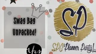 SPC Planner Party Swag Bag Unpacked