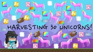 Growtopia | Harvesting 30 Unicorns! (5 Weeks)