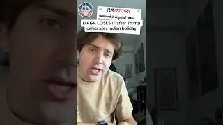 MAGA ТЕРЯЕТ СЕБЯ после того, как Трамп отпраздновал индийский праздник 😂