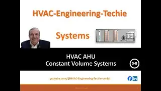 HVAC AHU Constant Volume Systems, AHU's, Dual Duct and Multi Zone AHU's - Training Session S-8
