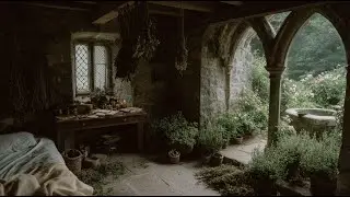 Healing Nature Sounds & Medieval Music | Sleep in the Herbalist's Garden