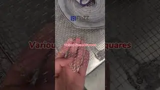 FHZZ Galvanized Sieve Mesh, Woven Hardware Mesh, High Tensile Steel Screen Mesh with Various Squares