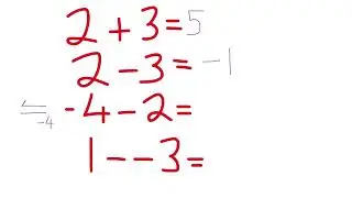 Adding Negative Numbers and Subtracting Negative Numbers Lesson in 56 seconds