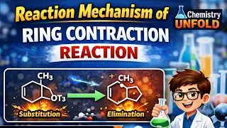 Reaction Mechanism of Ring Contraction Reaction #jeemains  #jeeadvanced  #education 