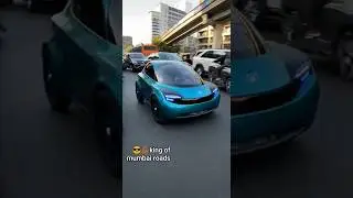 Mumbai Ki Sadkon Par Wonderful Mini Car🚗 | Parking Ka Tension Bilkul Zero 😲 #Mumbai #MiniCar #Shorts