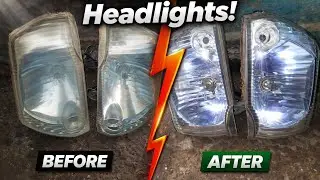 Foggy Headlights to Crystal Clear | Before & After Cleaning