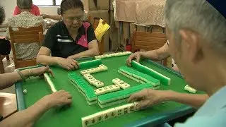 Seniors maintain a healthy social life and sharpen mental abilities with mahjong