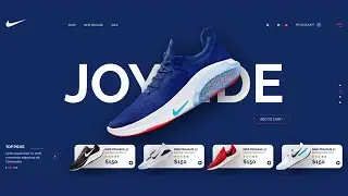 Animated E-Commerce Product Landing Page using HTML CSS & GSAP Animations