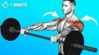 Лучшие упражнения для плеч со штангой и гантелями