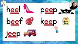 Digraph /ee /Words Sound Reading Practice Full Video Link in Description