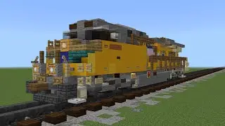 Minecraft Train Tutorial: Union Pacific ES44AC Evolution &ldquo;GEVO&rdquo; Diesel Locomotive