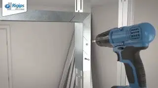 Durvju ailas ierīko&scaron;ana ar Rigips UW, CW un UA profiliem