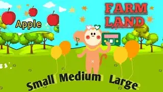 Oggy's Farm 🌳🌻 | Learn Sizes🫧Small Medium And Large 🌿