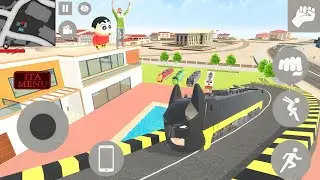 Jack Or Shinchan Mega Ramp Challenge Ki 😱 in Indian Theft Auto Simulator | New Update 🤩💥