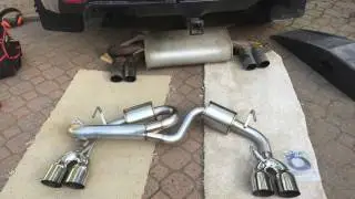 Subaru WRX Hatchback - Nameless Axleback Exhaust (5in Resonator)
